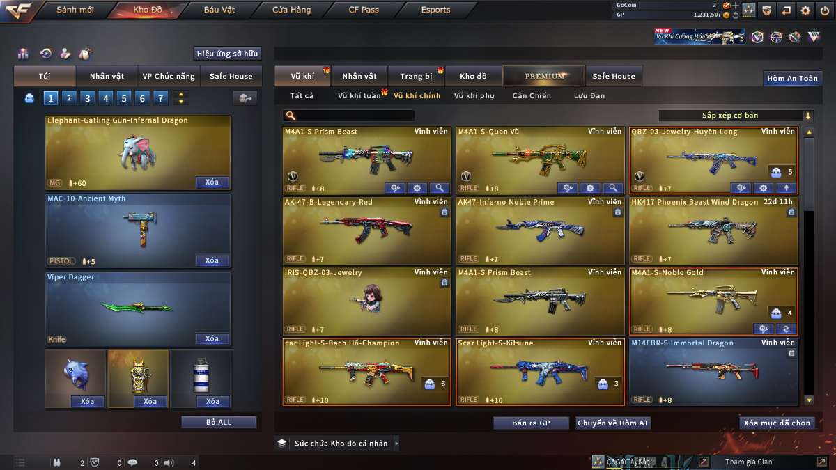 shop acc cf uy tin gia re